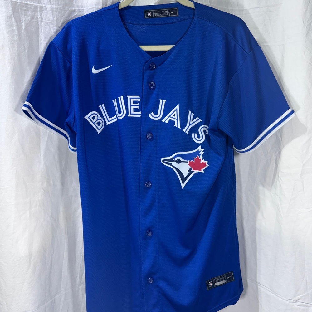 Toronto Blue Jays MLB Kids 18-20 Blue Alternate Player Jersey